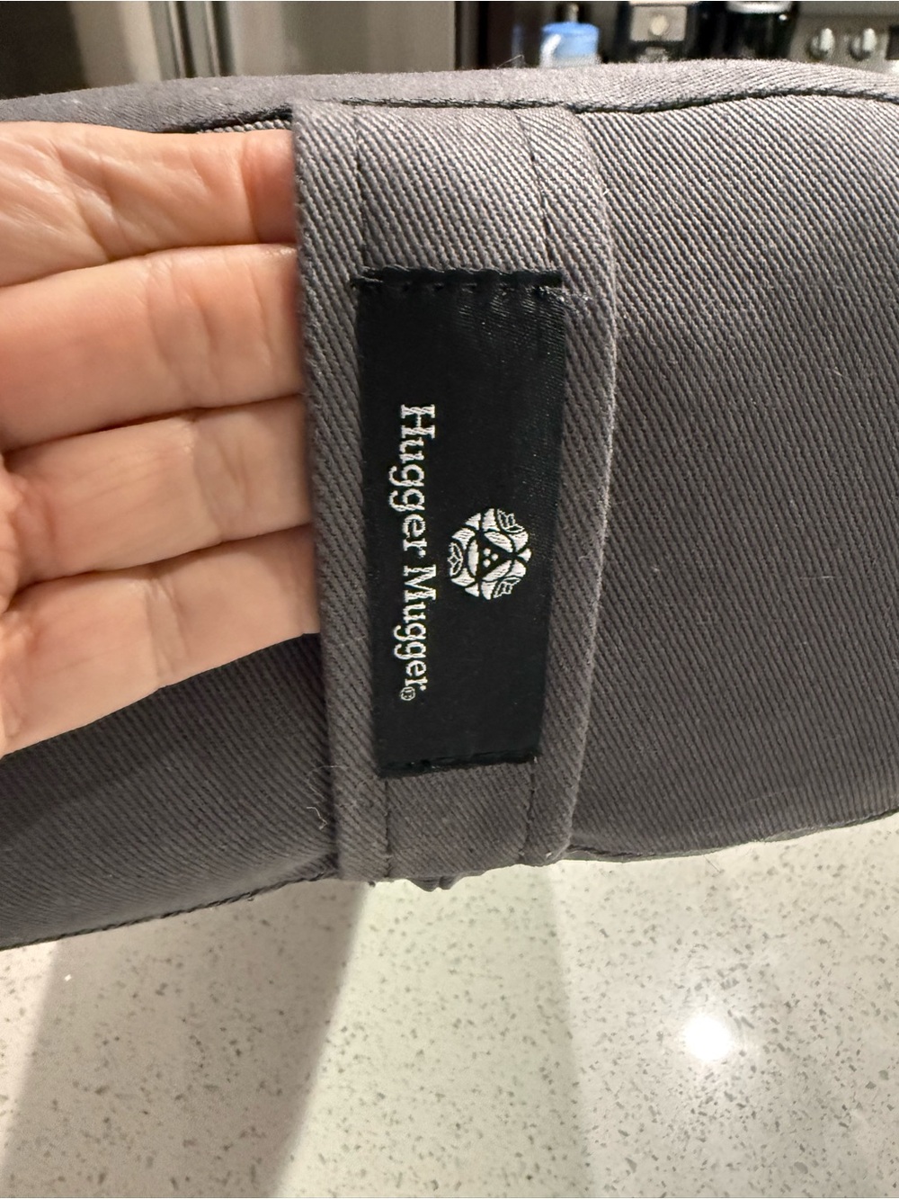 Hugger Mugger Standard Yoga Bolster Dark Gray Women's Lumbar Support Pillow - Picture 3 of 16